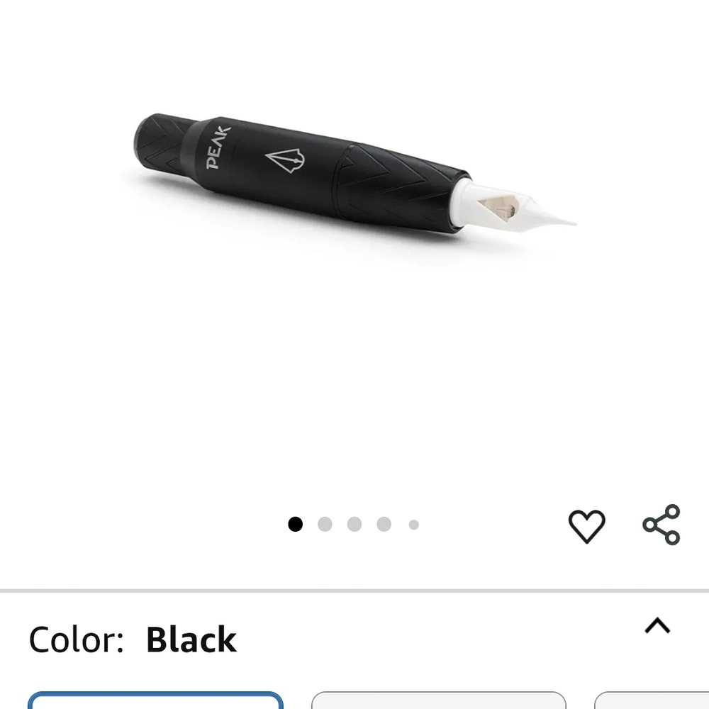 Black Permanent Makeup/Tattoo Machine by Peak